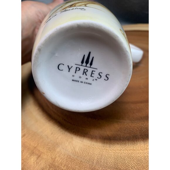 Paris Eiffel Tower 17 Oz. Floral Mug by Cypress Home - Picture 2 of 12